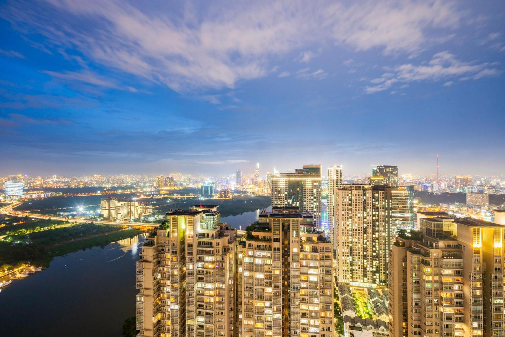 Aspire Apartment City View Vincentral Binh Thanh Ho Chi Minh-staden Exteriör bild