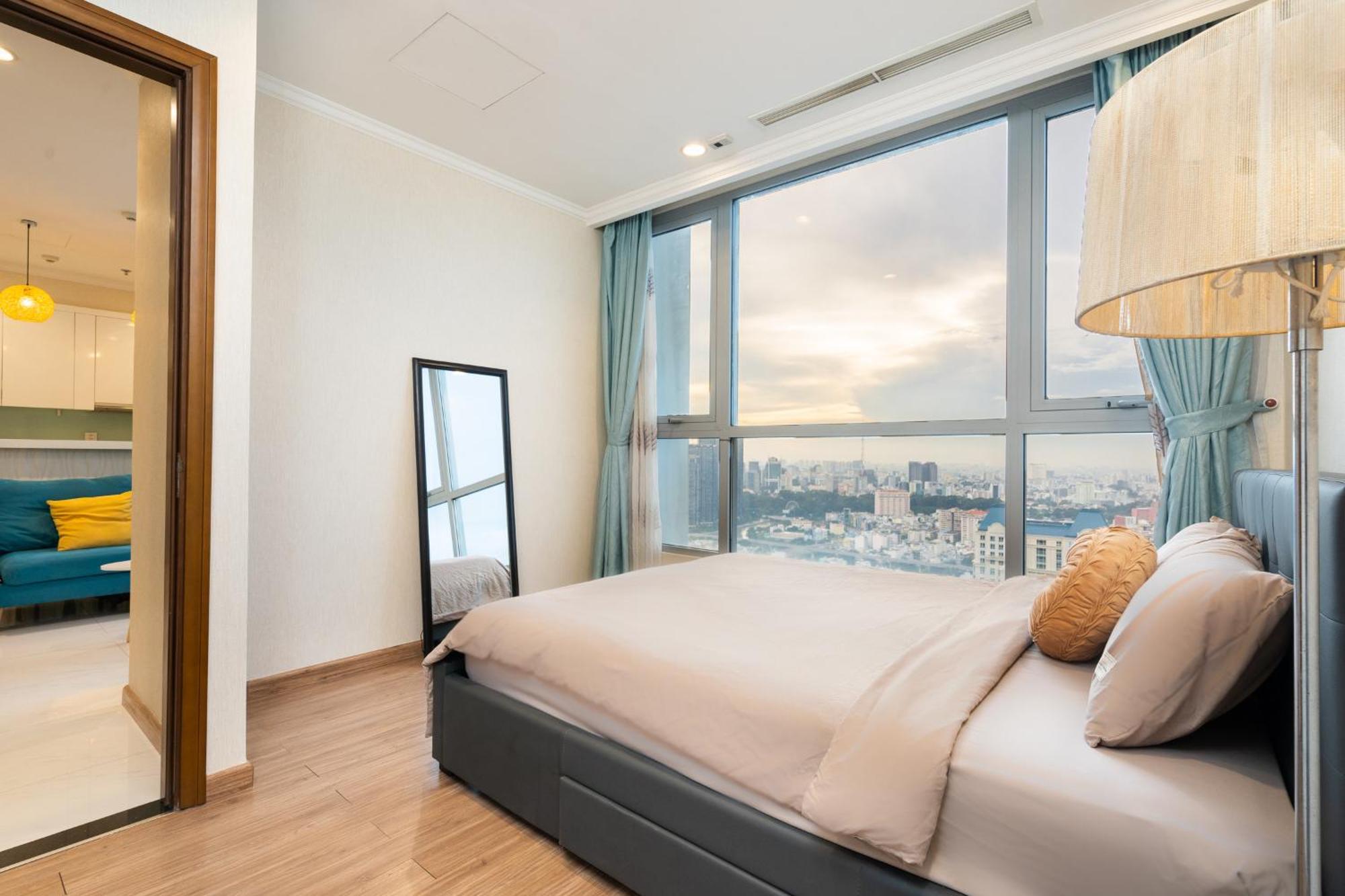 Aspire Apartment City View Vincentral Binh Thanh Ho Chi Minh-staden Exteriör bild