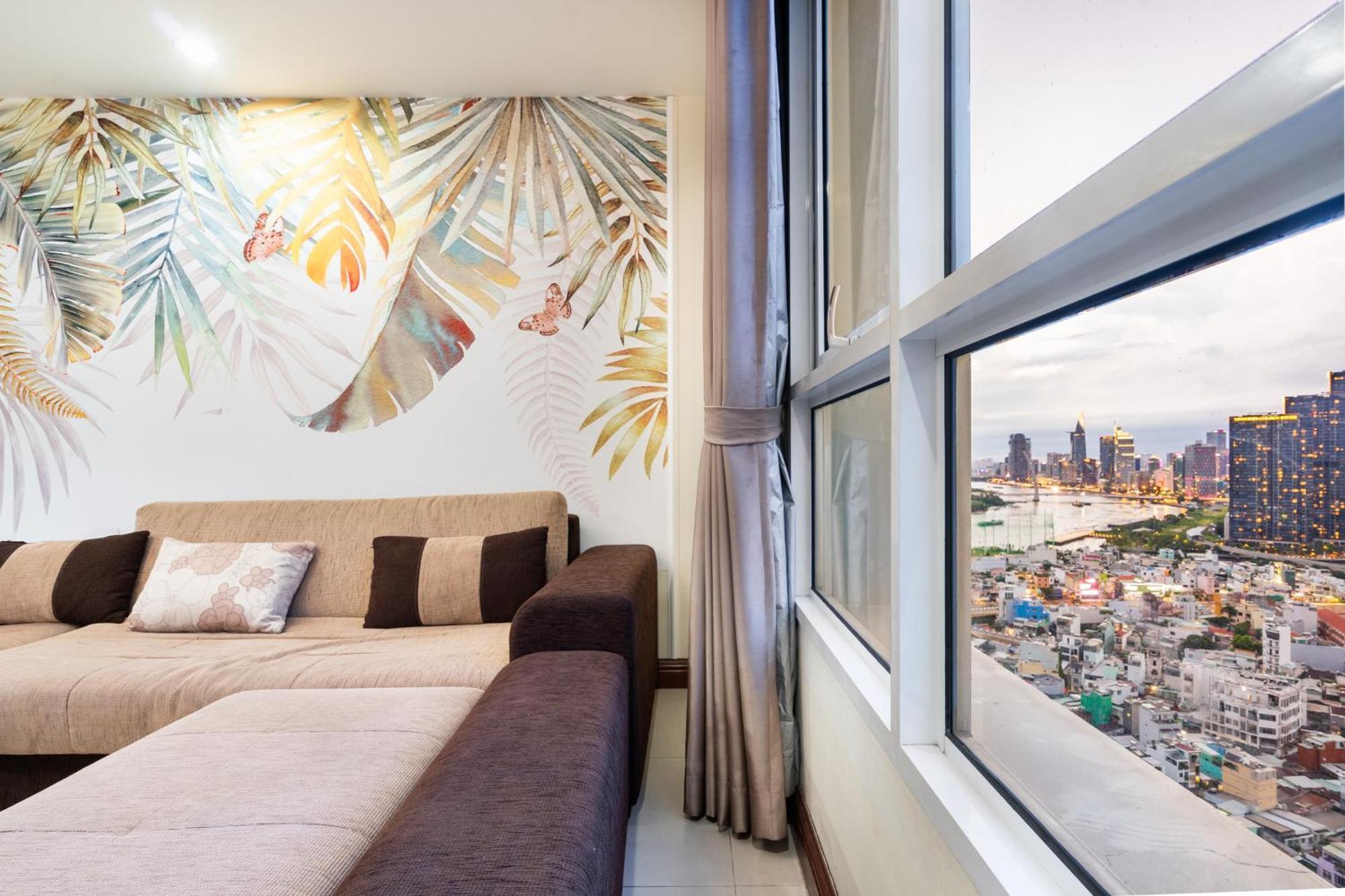 Aspire Apartment City View Vincentral Binh Thanh Ho Chi Minh-staden Exteriör bild